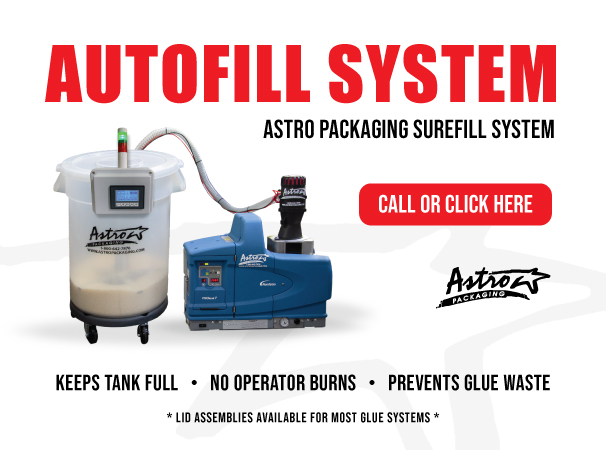 Automatic glue filling system
